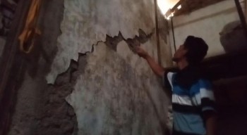 Tanah Gerak di Wonosalam Jombang Berdampak Rumah Warga Rusak