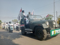 Ikuti Arahan Cak Imin Rombongan DPC PKB Jombang Naik Vespa ke KPU