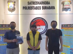 Sebuah Rumah Kos di Surabaya Digerebek Polisi karena Sering Digunakan Ajang Pesta Sabu