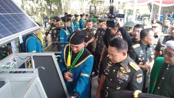 Hasil Alutsista dan Pendukung Perang Mahasiswa Poltekad Membuat KSAD Kagum