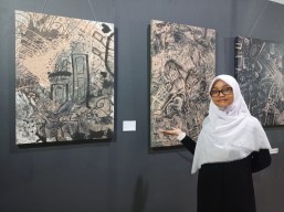 Tiga Seniman Muda Sanggar Daun Tampilkan Pameran Tunggal