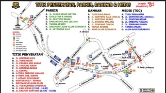 Berikut Skema Rekayasa Lalu Lintas Selama Event Surabaya Vaganza 2023