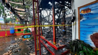 Klenteng Hiap Thian Kiong Mojosari, Mojokerto Terbakar