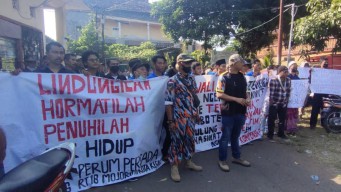 Pemprov Jatim Tertibkan Puluhan Bangunan untuk Pengembangan RSUD Daha Husada Kediri