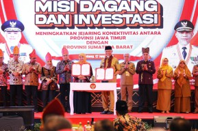 Misi Dagang Pemprov Jatim dan Sumbar Terekap Capai Rp231,7 Miliar, Berikut Komoditinya