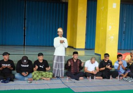 Skuat Arema FC Gelar Doa Bersama di Kanjuruhan Jelang Kick Off Liga 1