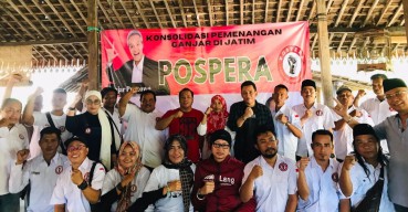Pospera Jatim Siap Gerilya Door to Door Menangkan Ganjar Pranowo