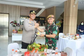 Danyonarhanud Datangi Polres Sidoarjo, Ada Apa?