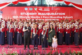 Mas Dhito Kukuhkan Siswa SMA Boarding School, Sebut Tahun Pertama sebagai Pembuktian