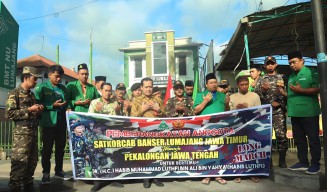 Banser Lumajang Berjalan Kaki ke Pekalongan demi Temui Habib Luthfi