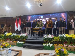 Dilantik Jelang Tahun Politik, Kartar Kabupaten Lamongan Tegaskan Fokus Program Kerja