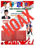 Jangan Daftar Turnamen SSB Piala Wali Kota dan DPRD Surabaya!