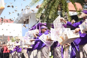 Lepas 1144 Burung Perkutut di Upacara Manusuk Sima, Mas Abu Selipkan Pesan Soal Lingkungan