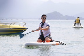 Mas Ipin Launching Taman Laut Bioreeftek di Pantai Mutiara