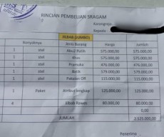 Lagi, Beredar Kuitansi Seragam Sekolah Mahal di Tulungagung