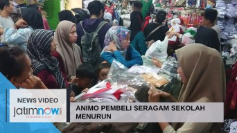 Video: Animo Pembeli Seragam Sekolah Turun
