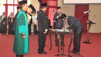 Gus Ipul Lantik Dewan Pengawas dan Direktur PDAM Kota Pasuruan