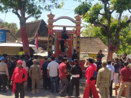 Tugu Pencak Silat Mulai Dibongkar, Kapolres dan Bupati Ponorogo Beri Apresiasi