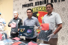 Polisi Tangkap Maling Asal Semarang yang Obok-obok Kantor Pemkot Kediri