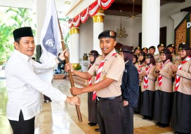 Kontingen Pramuka Sidoarjo Berangkat ke Raimuna Nasional XII, Ini Pesan Penting Wabup Subandi