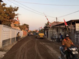 Bakal Dilewati Wapres, Pemkab Bangkalan Perbaiki Akses Jalan Kwanyar-Modung
