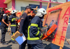 Bandara Juanda Uji Keterampilan dan Stamina Personel di ARFF Challenge 2023