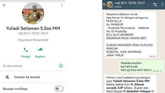Penipuan Catut Nama Sekda Yuliadi Setiawan Marak di Sampang, Ini Modusnya!