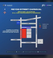 Reog Street Carnival, Ini Rekayasa Lalu Lintas Jalan Thamrin Ponorogo untuk Sabtu dan Minggu