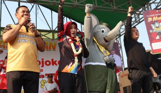 Launching Si Mada, Maskot Porprov Jatim ke-8 milik Kabupaten Mojokerto