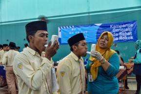 1.200 Siswa di Malang Jalani Tes CO Analyzer, Ikhtiar Jauhkan Anak dari Asap Rokok
