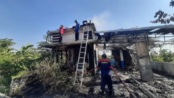Pos Polisi Mangkrak di Lamongan Terbakar, Diduga Ulah ODGJ