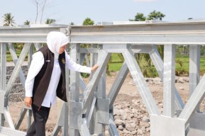 Telan Anggaran Rp11 Miliar, Berikut Spesifikasi Jembatan Mujur II Kloposawit Lumajang
