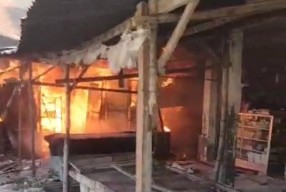 Pasar Jipo Kepohbaru Bojonegoro Terbakar, Kerugian Ditaksir Ratusan Juta