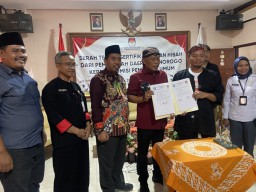 Pemkab Hibahkan Lahan untuk Kantor KPU Ponorogo, Soal Dana Pembangunan Kang Giri Angkat Tangan