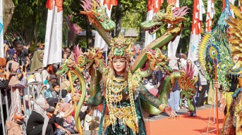 Megilan Karnaval Lamongan 2023 Disambut Antusias Ribuan Warga