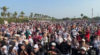 Ribuan Warga Gresik Deklarasi Prabowo Presiden 2024