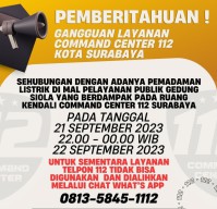 Info Rek! Telepon Darurat 112 Surabaya Dialihkan ke Nomor Ini