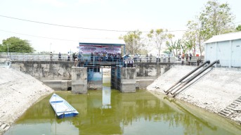 Proyek Patungan, Rehabilitasi Pintu Air Kuro Lamongan Dianggarkan Rp 60 M