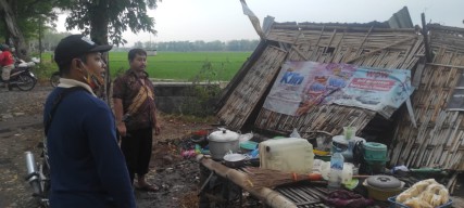 6 Bangunan Rusak dan 4 Pohon Tumbang Akibat Hujan Angin di Ponorogo