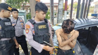 Polisi Amankan Kelompok Suporter Diduga Bonek di Kediri