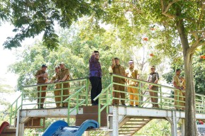 Mas Dhito akan Kembangkan Taman Hijau SLG sesuai Kebutuhan Masyarakat