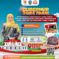 Khofifah Undang Warga Ikut Upacara Peringatan Hari Jadi Pemprov Jatim ke-78, Berikut Cara Daftarnya!