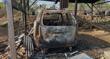 Mobil Kiai di Sampang Dibakar Orang Misterius, Api Nyaris Sambar Rumah