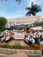 Relawan Gatotkaca Resmikan Rumah Pemenangan Prabowo Presiden 2024