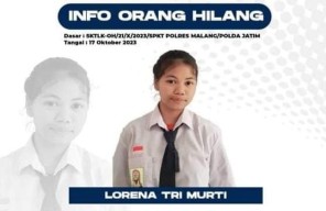 Siswi SMP di Kabupaten Malang Hilang usai Kerja Kelompok