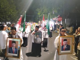 Puluhan Ribu Santri di Kota Probolinggo Turun Jalan Kenang Resolusi Jihad
