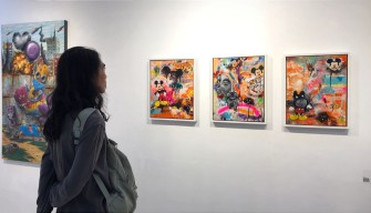 Menghayati Ketabahan 5 Pelukis Gresik dalam Pameran Hupomone di Vinautism Gallery Surabaya