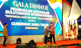 Jatim 2 Kali Tuan Rumah Turnamen Bulutangkis Indonesia Masters Super 100, jadi Bahan Evaluasi Pemprov