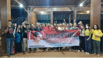 Relawan Gibran Kita Bojonegoro Deklarasi Siap Menangkan Anak Jokowi