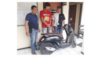 Gadaikan Motor Tante di Blitar, Pemuda Tulungagung Dibekuk Polsek Ngunut